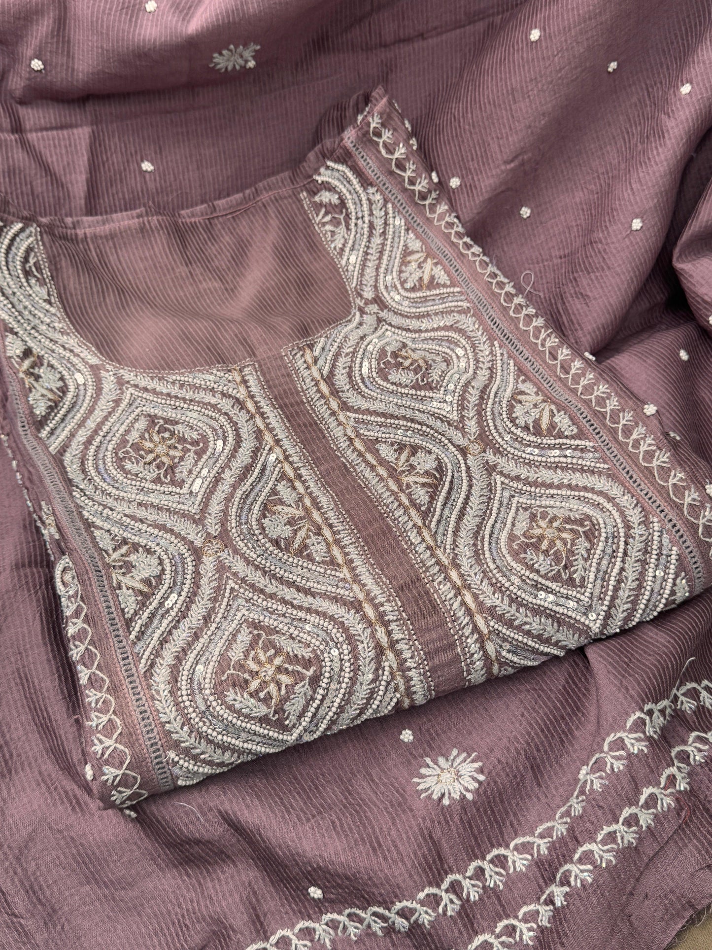 Soft Mulmul Kurta Suit Set