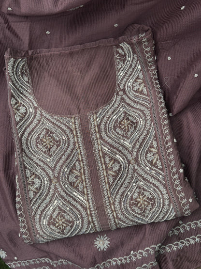 Soft Mulmul Kurta Suit Set