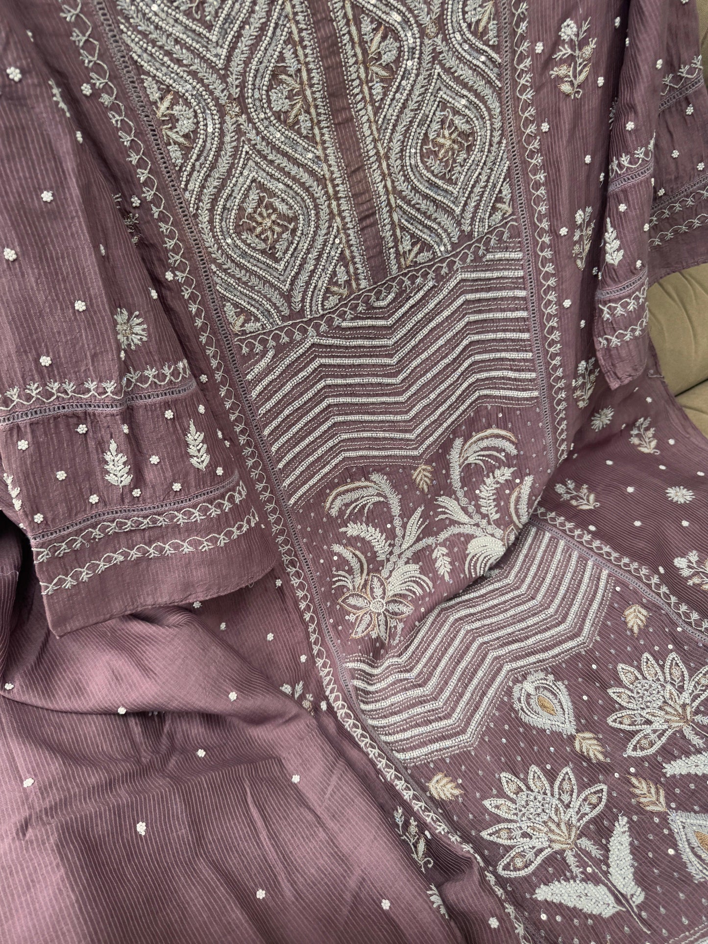 Soft Mulmul Kurta Suit Set