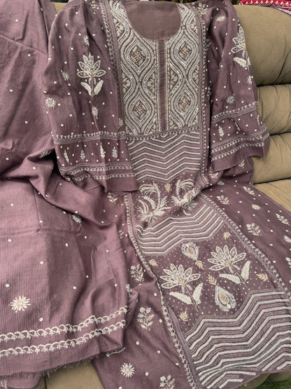 Soft Mulmul Kurta Suit Set