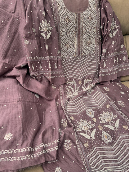 Soft Mulmul Kurta Suit Set